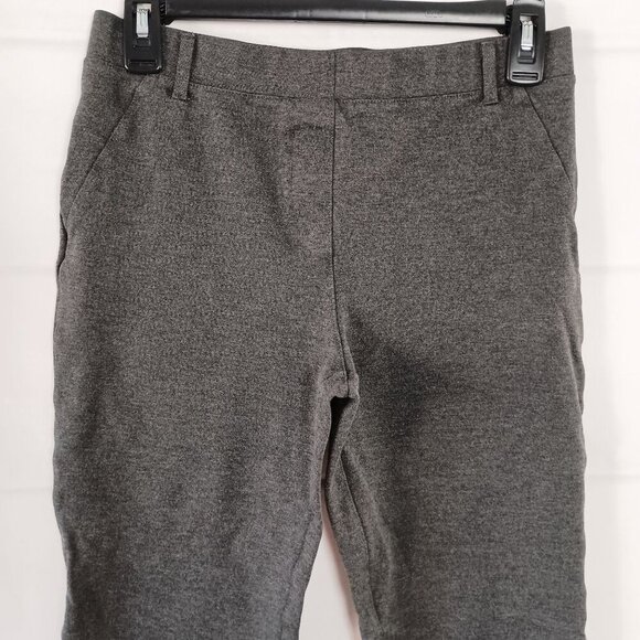 Quince Ultra Stretch Ponte Pants Petite S Charcoal Straight Leg Comfortable - Picture 4 of 7